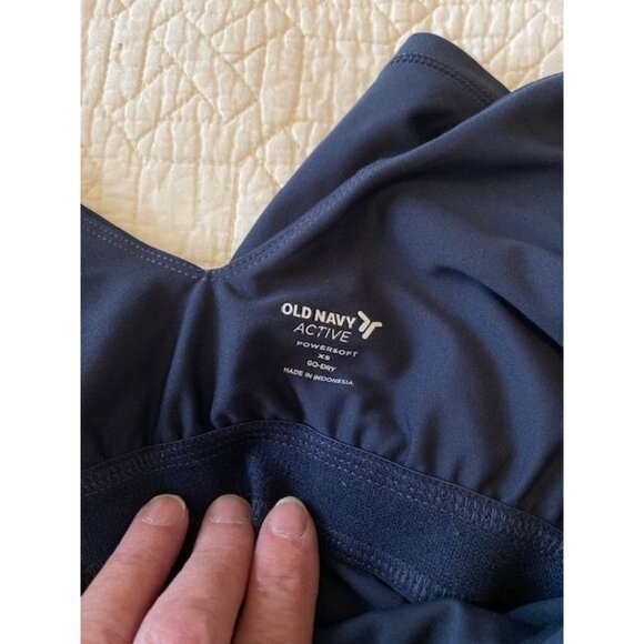 Old Navy Active Blue PowerSoft Athletic Dress Skort XS W/ Ruched Sides pocket - Picture 6 of 7